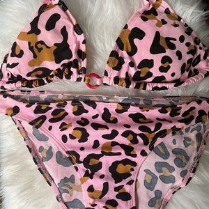 Leopard print bikini